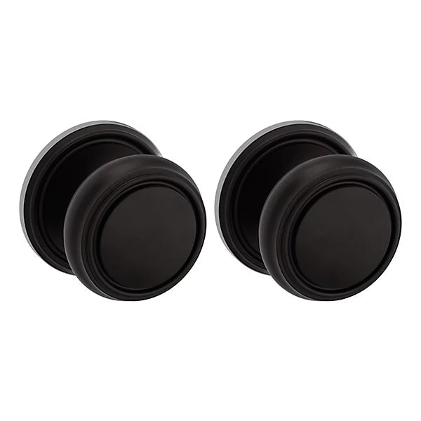 Baldwin Estate 5068 Full Dummy Knob with 5070 Rose in Oil Rubbed Bronze finish