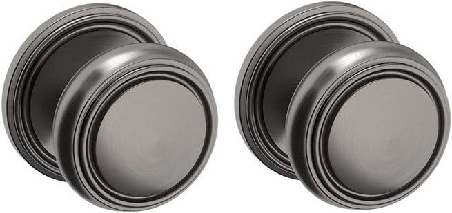 Baldwin Estate 5068 Full Dummy Knob with 5070 Rosette in Graphite Nickel finish