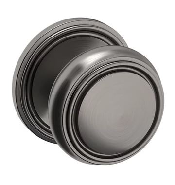 Baldwin Estate 5068 Half Dummy Knob with 5070 Rose in Graphite Nickel finish