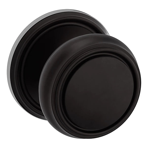 Baldwin Estate 5068 Half Dummy Knob with 5070 Rose in Oil Rubbed Bronze finish