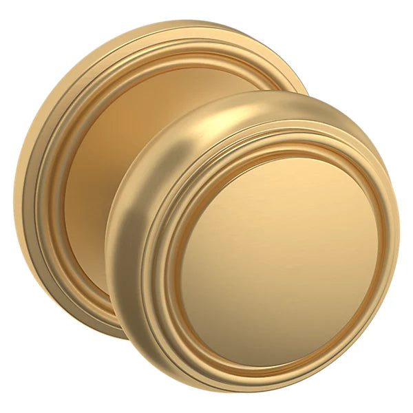 Baldwin Estate 5068 Half Dummy Knob with 5070 Rose in Vintage Brass finish