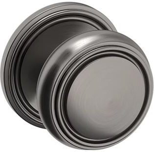 Baldwin Estate 5068 Half Dummy Knob with 5070 Rosette in Graphite Nickel finish