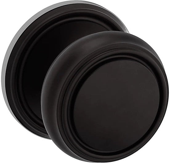 Baldwin Estate 5068 Half Dummy Knob with 5070 Rosette in Oil Rubbed Bronze finish