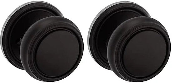 Baldwin Estate 5068 Privacy Knob with 5070 Rosette in Oil Rubbed Bronze finish