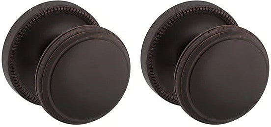 Baldwin Estate 5069 Full Dummy Knob with 5076 Rosette in Venetian Bronze finish