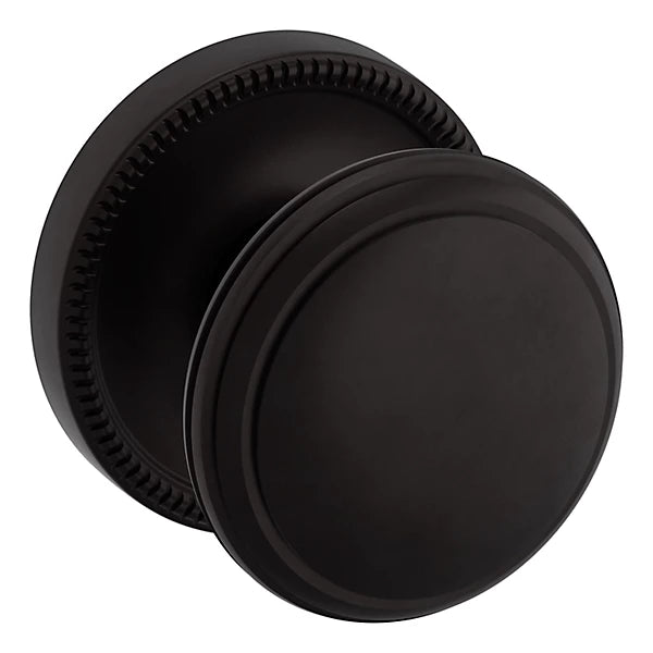 Baldwin Estate 5069 Half Dummy Knob with 5076 Rose in Oil Rubbed Bronze finish