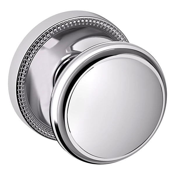 Baldwin Estate 5069 Half Dummy Knob with 5076 Rose in Polished Chrome finish