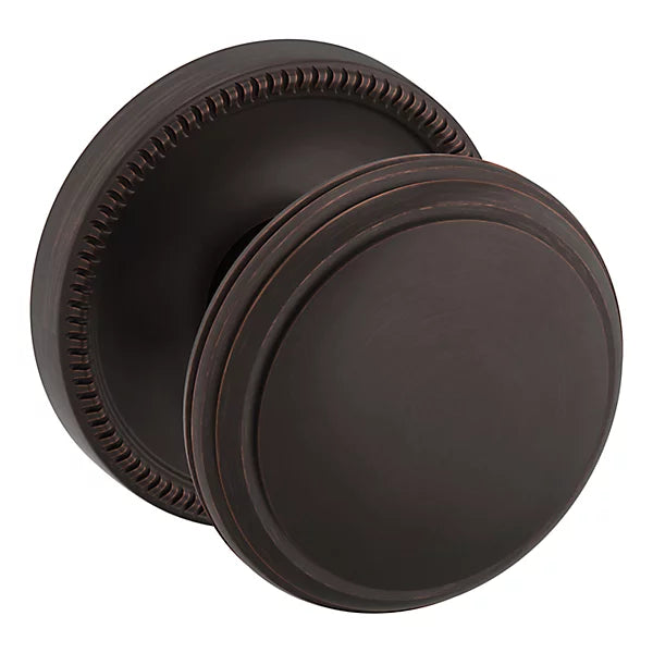 Baldwin Estate 5069 Half Dummy Knob with 5076 Rose in Venetian Bronze finish