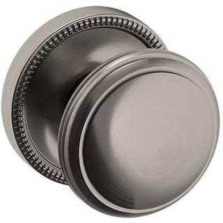 Baldwin Estate 5069 Half Dummy Knob with 5076 Rosette in Graphite Nickel finish