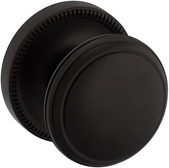 Baldwin Estate 5069 Half Dummy Knob with 5076 Rosette in Oil Rubbed Bronze finish