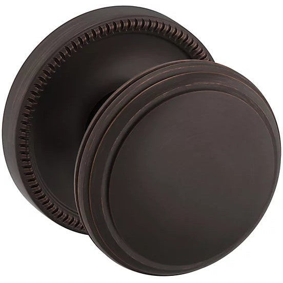 Baldwin Estate 5069 Half Dummy Knob with 5076 Rosette in Venetian Bronze finish