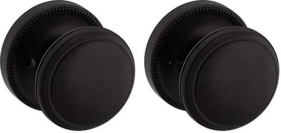 Baldwin Estate 5069 Privacy Knob with 5076 Rosette in Oil Rubbed Bronze finish