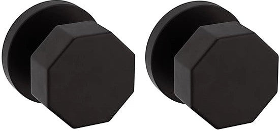 Baldwin Estate 5073 Full Dummy Knob with 5046 Rosette in Oil Rubbed Bronze finish