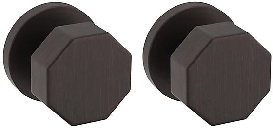 Baldwin Estate 5073 Full Dummy Knob with 5046 Rosette in Venetian Bronze finish