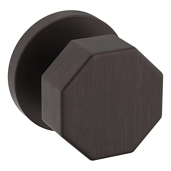 Baldwin Estate 5073 Half Dummy Knob with 5046 Rose in Venetian Bronze finish