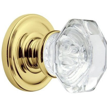 Baldwin Estate 5080 Fillmore Half Dummy Knob with 5048 Rosette in Polished Brass finish