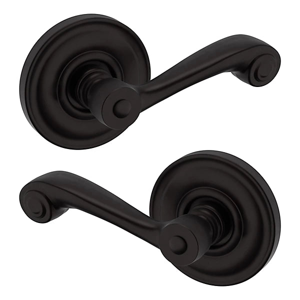 Baldwin Estate 5103 Full Dummy Lever with 5048 Rose in Oil Rubbed Bronze finish