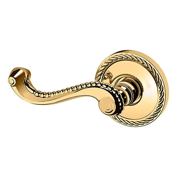 Baldwin Estate 5103 Left Handed Half Dummy Lever with 5048 Rose in Lifetime Polished Brass finish