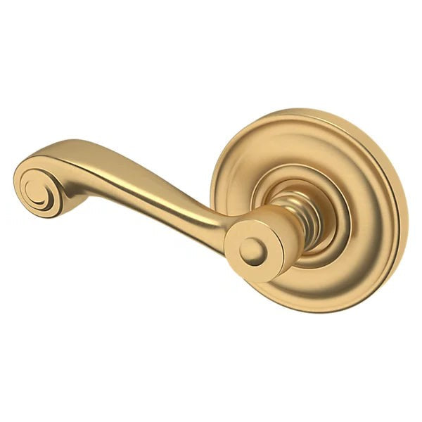 Baldwin Estate 5103 Left Handed Half Dummy Lever with 5048 Rose in Vintage Brass finish