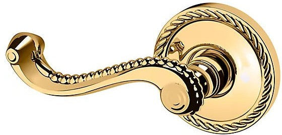 Baldwin Estate 5103 Left Handed Half Dummy Lever with 5048 Rosette in Lifetime Polished Brass finish