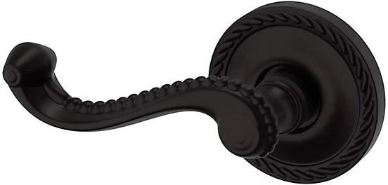 Baldwin Estate 5103 Left Handed Half Dummy Lever with 5048 Rosette in Oil Rubbed Bronze finish