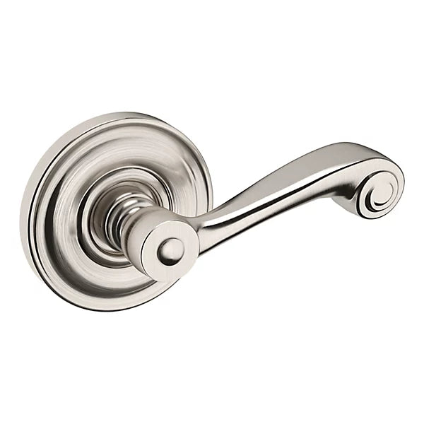 Baldwin Estate 5103 Right Handed Half Dummy Lever with 5048 Rose in Lifetime Satin Nickel finish