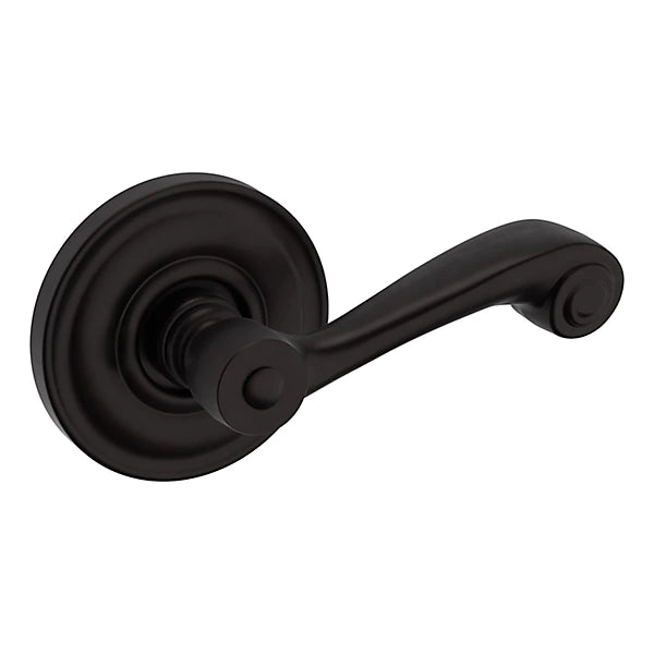 Baldwin Estate 5103 Right Handed Half Dummy Lever with 5048 Rose in Oil Rubbed Bronze finish