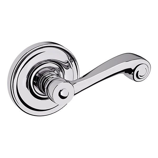 Baldwin Estate 5103 Right Handed Half Dummy Lever with 5048 Rose in Polished Chrome finish