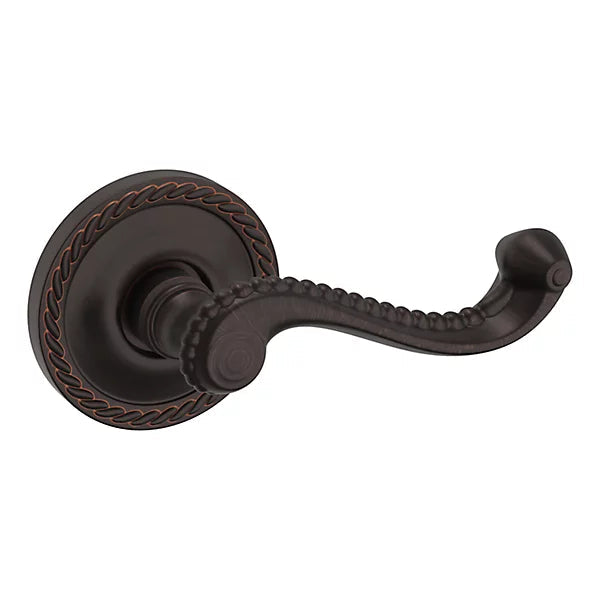 Baldwin Estate 5104 Right Handed Half Dummy Lever with 5004 Rose in Venetian Bronze finish