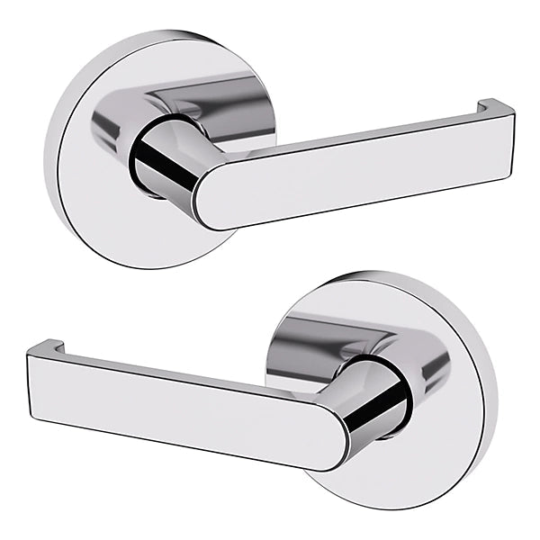 Baldwin Estate 5105 Full Dummy Lever with 5046 Rose in Polished Chrome finish