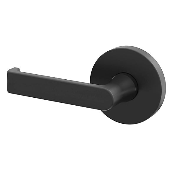 Baldwin Estate 5105 Left Handed Half Dummy Lever with 5046 Rose in Satin Black finish