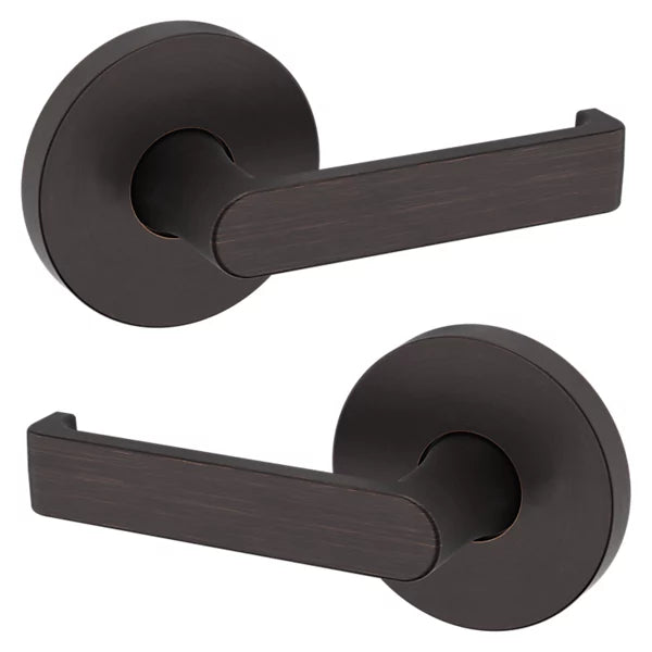 Baldwin Estate 5105 Passage Lever with 5046 Rose in Venetian Bronze finish