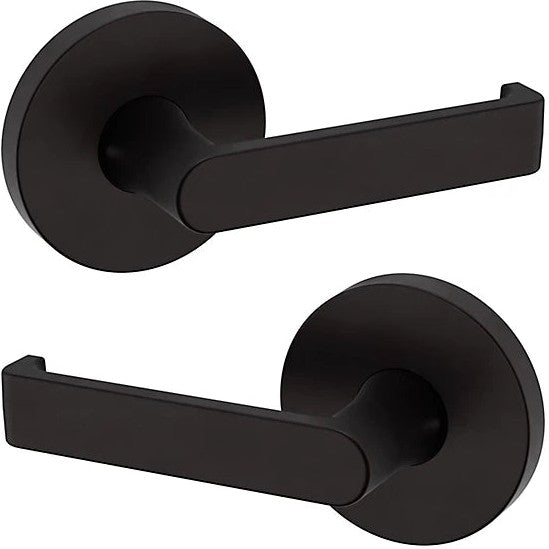 Baldwin Estate 5105 Passage Lever with 5046 Rosette in Oil Rubbed Bronze finish