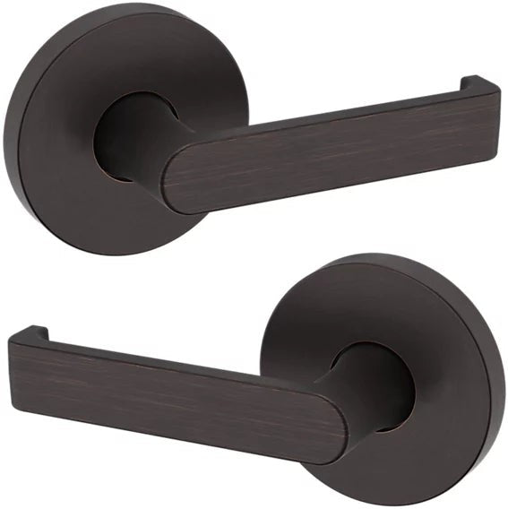 Baldwin Estate 5105 Passage Lever with 5046 Rosette in Venetian Bronze finish