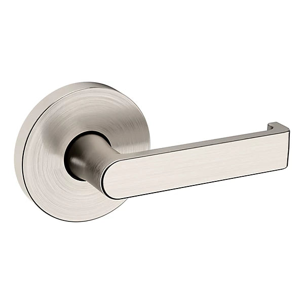 Baldwin Estate 5105 Right Handed Half Dummy Lever with 5046 Rose in Lifetime Satin Nickel finish