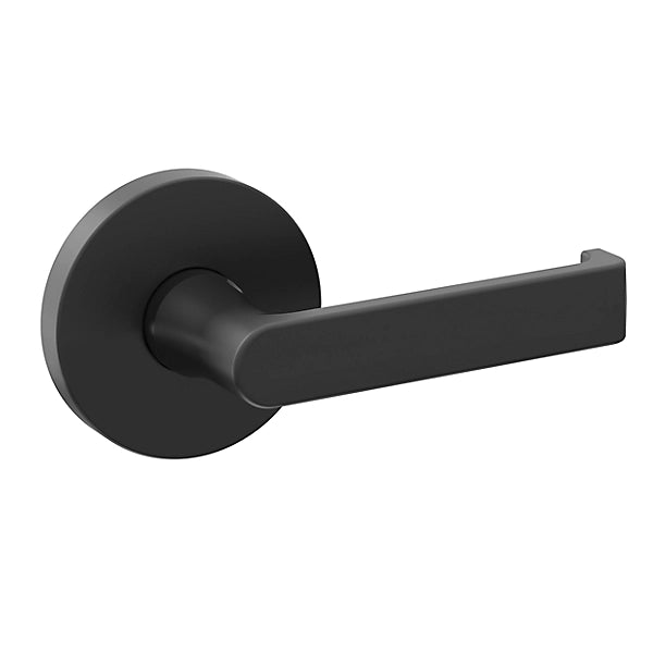 Baldwin Estate 5105 Right Handed Half Dummy Lever with 5046 Rose in Satin Black finish