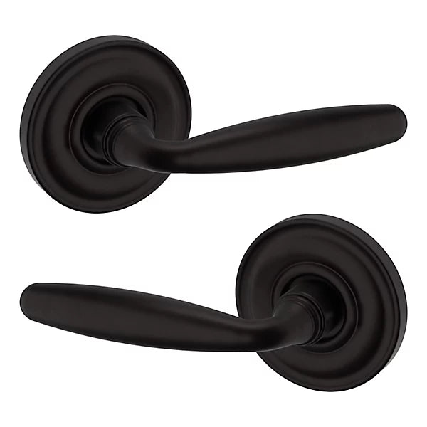 Baldwin Estate 5106 Full Dummy Lever with 5048 Rose in Oil Rubbed Bronze finish