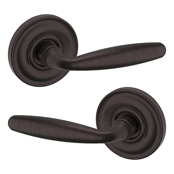 Baldwin Estate 5106 Full Dummy Lever with 5048 Rose in Venetian Bronze finish