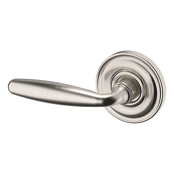 Baldwin Estate 5106 Left Handed Half Dummy Lever with 5048 Rose in Lifetime Satin Nickel finish