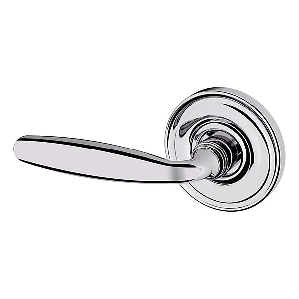 Baldwin Estate 5106 Left Handed Half Dummy Lever with 5048 Rose in Polished Chrome finish