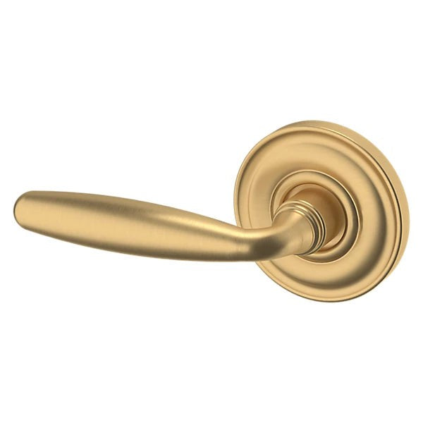 Baldwin Estate 5106 Left Handed Half Dummy Lever with 5048 Rose in Vintage Brass finish