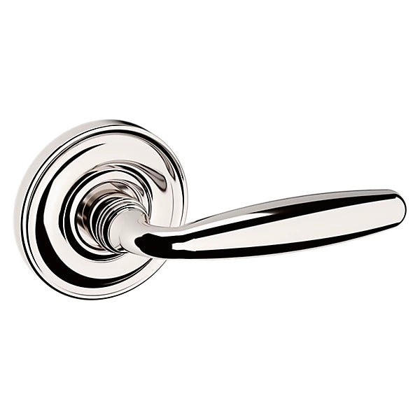 Baldwin Estate 5106 Right Handed Half Dummy Lever with 5048 Rose in Lifetime Polished Nickel finish