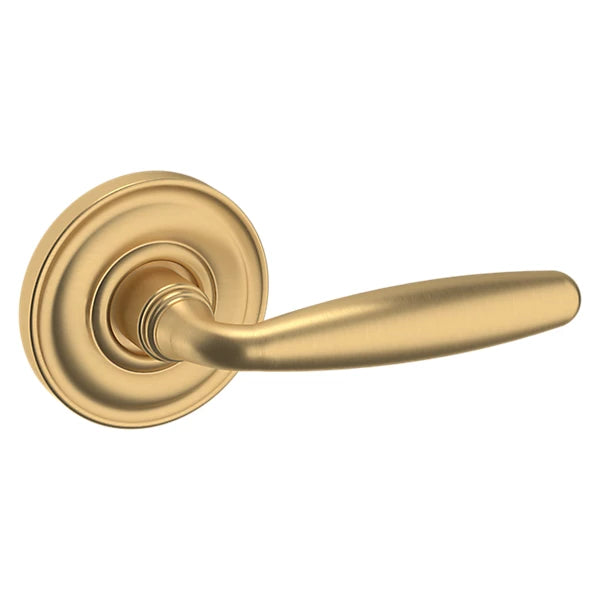 Baldwin Estate 5106 Right Handed Half Dummy Lever with 5048 Rose in Vintage Brass finish