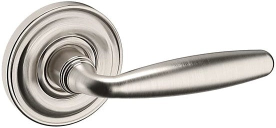 Baldwin Estate 5106 Right Handed Half Dummy Lever with 5048 Rosette in Lifetime Satin Nickel finish