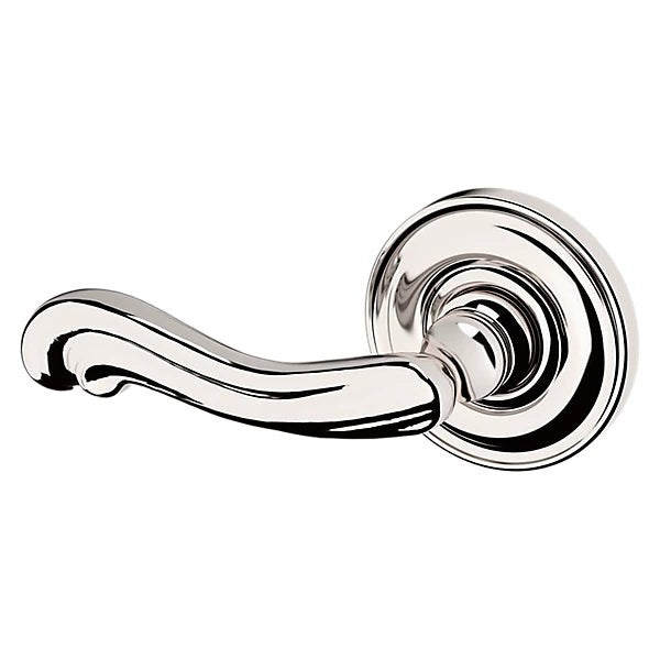 Baldwin Estate 5108 Left Handed Half Dummy Lever with 5048 Rose in Lifetime Polished Nickel finish