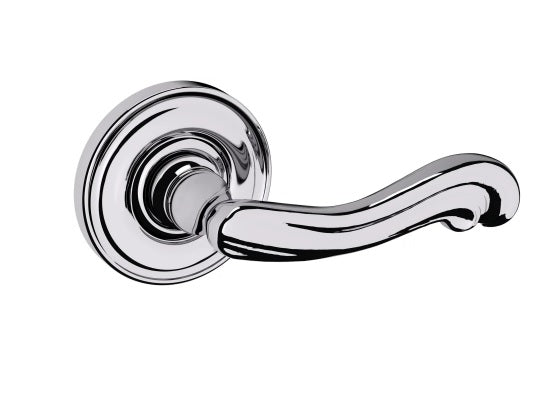 Baldwin Estate 5108 Passage Lever with 5048 Rose in Polished Chrome finish