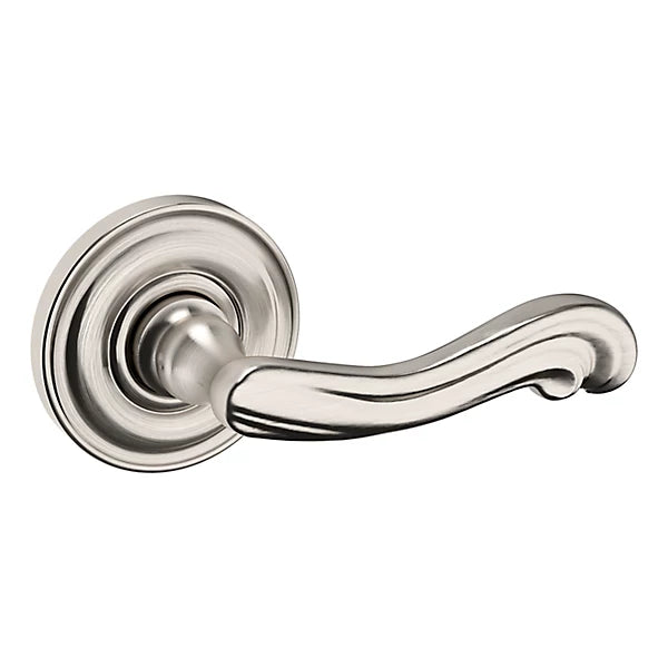 Baldwin Estate 5108 Right Handed Half Dummy Lever with 5048 Rose in Lifetime Satin Nickel finish