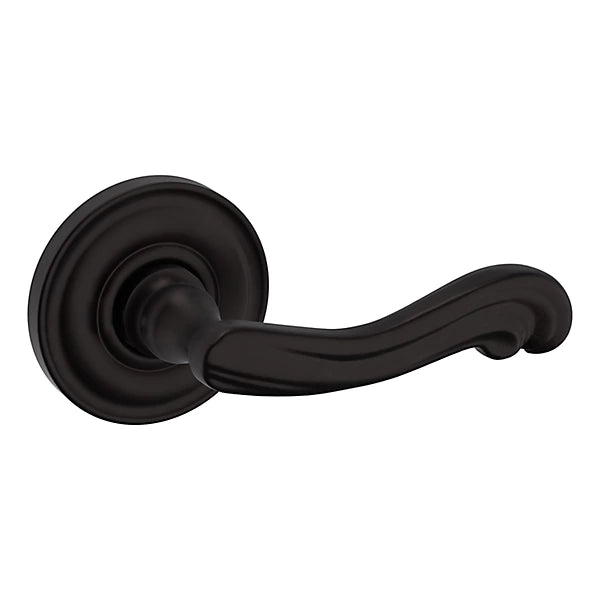 Baldwin Estate 5108 Right Handed Half Dummy Lever with 5048 Rose in Oil Rubbed Bronze finish