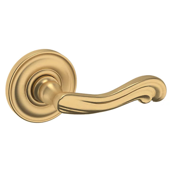 Baldwin Estate 5108 Right Handed Half Dummy Lever with 5048 Rose in Vintage Brass finish