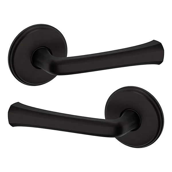 Baldwin Estate 5112 Full Dummy Lever with 5075 Rose in Oil Rubbed Bronze finish